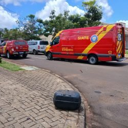 Motociclista fica em estado grave ao colidir com van no Coqueiral