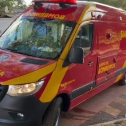 Ciclista de 35 anos fica ferido em colisão com caminhão no bairro Floresta