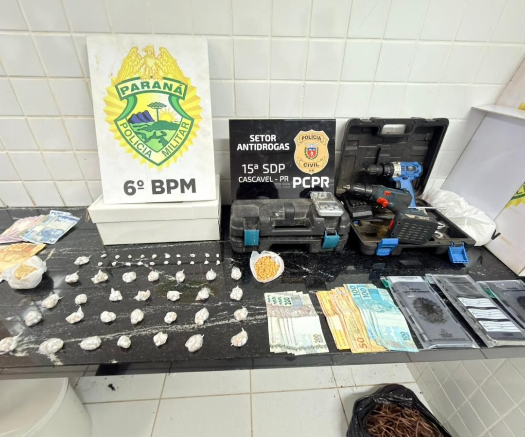Cachorra Bersa localiza 500 pedras de crack em Cascavel