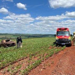 Capotamento é registrado na BR-369