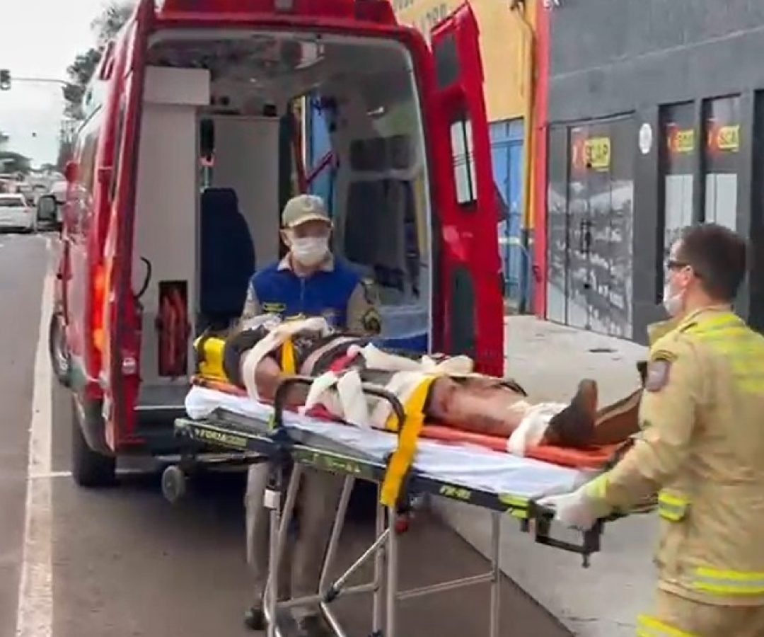 Homem é arrastado por 100 metros após ser atropelado em Cascavel