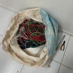 Mais um! PM prende homem com fios e ferramentas de obras no Parque São Paulo