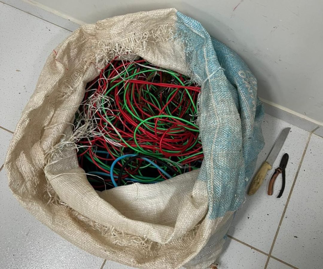 Mais um! PM prende homem com fios e ferramentas de obras no Parque São Paulo