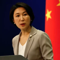 Porta-voz-do-Ministerio-das-Relacoes-Exteriores-da-China-Mao-Ning-durante-entrevista-coletiva-em-Peq.webp