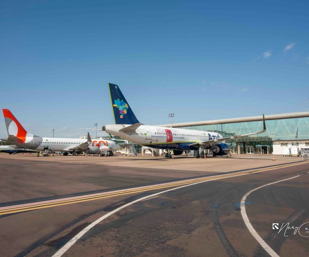 Aeroporto Regional de Cascavel ultrapassa marca de 400 mil passageiros e bate novo recorde