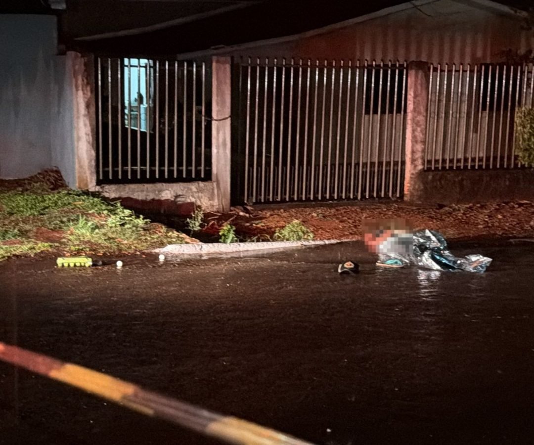 Homem é morto a tiros em via pública em Santa Tereza do Oeste