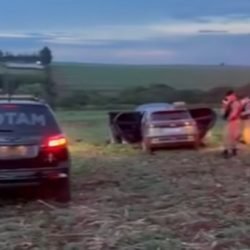 Traficante é vítima de tentativa de assalto enquanto transportava carga de maconha na PR-551