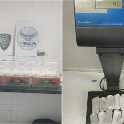 Guarda Municipal apreende 4,5 kg de haxixe e 254 carteiras de cigarro na rodoviária de Cascavel