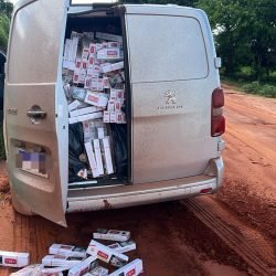 Polícia Rodoviária recupera veículo furtado e apreende mais de 3 mil pacotes de cigarros em Pérola