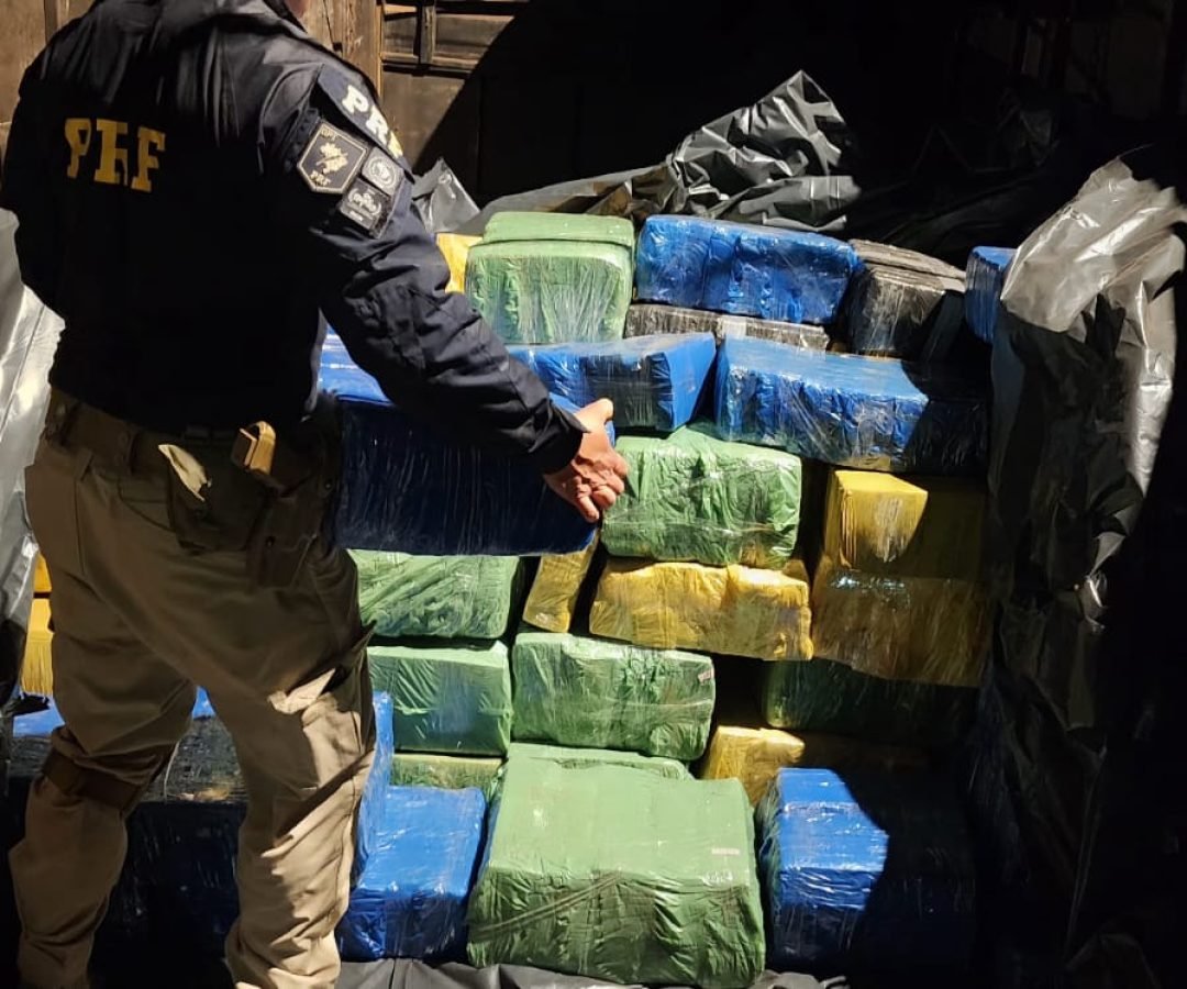PRF apreende mais de 5 toneladas de maconha em Apucarana; motorista é preso