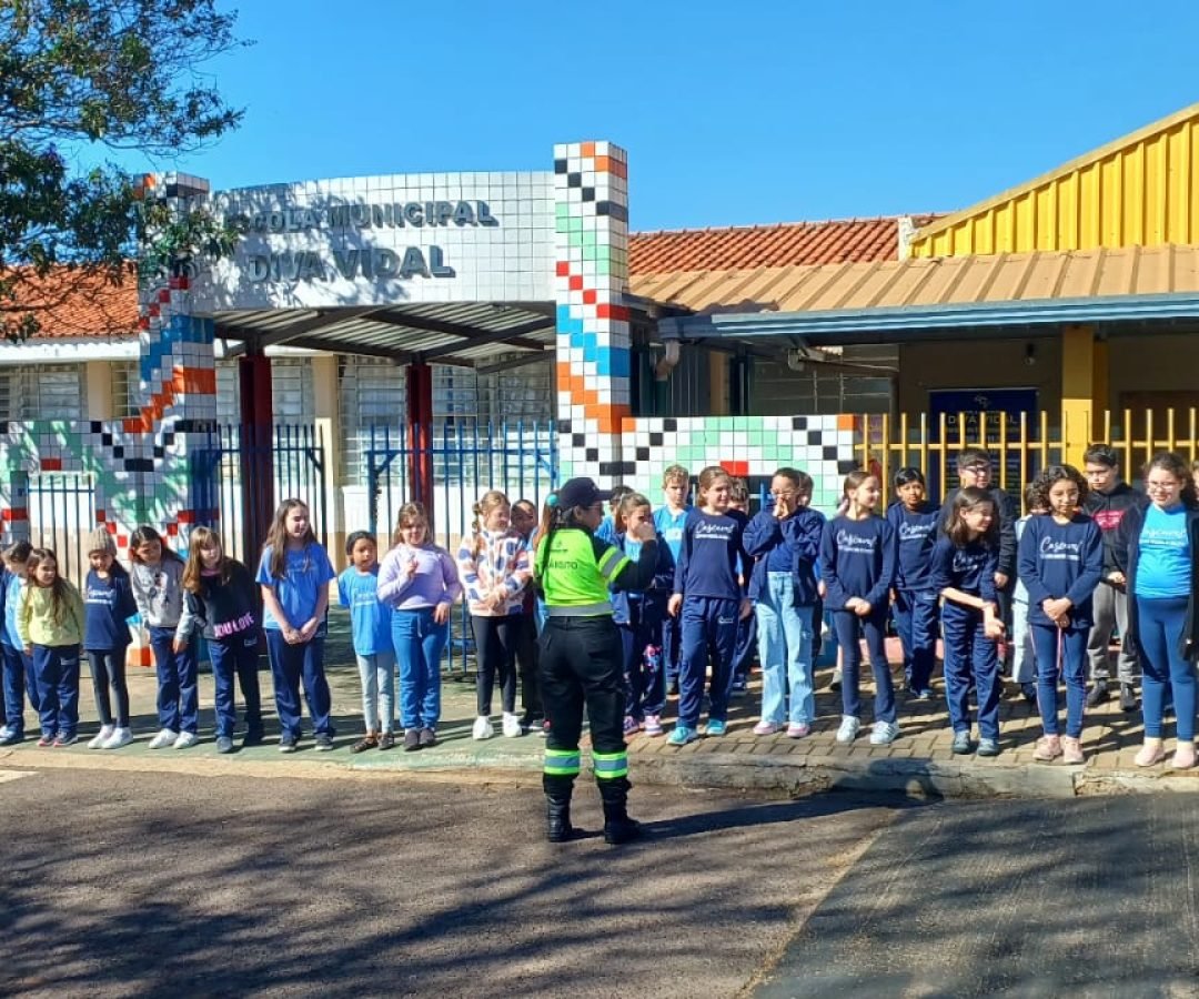 Transitar intensifica ações de educação no trânsito em escolas de Cascavel