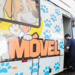 Castramóvel encerra cirurgias no Riviera com cerca de 100 castrações em cães e gatos