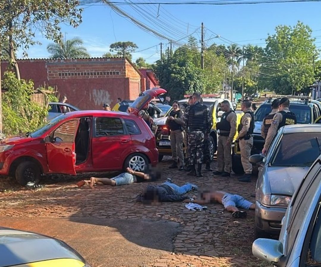 Polícia persegue veículo e detém suspeito após tentativa de fuga em Foz do Iguaçu