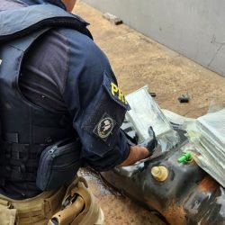 PRF e forças de segurança apreendem 78,5 kg de cocaína durante treinamento em Guaíra