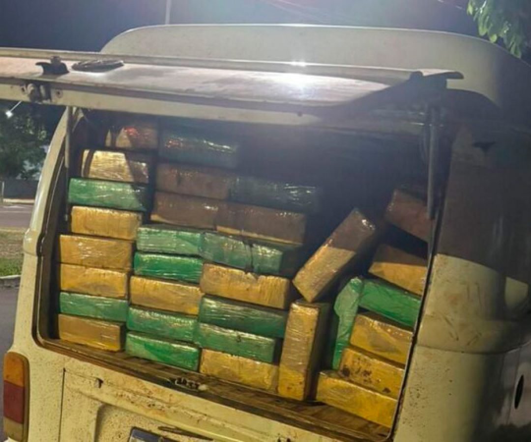 Forças de segurança apreendem mais de meia tonelada de maconha em Altônia