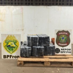 Ação conjunta apreende mais de 150 kg de maconha em porto clandestino de Foz do Iguaçu