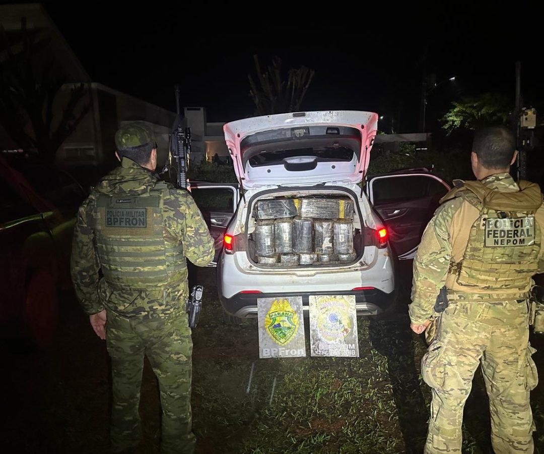 Ação integrada apreende mais de uma tonelada de maconha em Santa Helena e causa prejuízo milionário ao crime