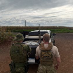 Ação integrada da Polícia Federal e BPFRON apreende mais de uma tonelada de maconha em Terra Boa