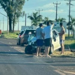 Acidente de trânsito é registrado na saída de Palotina para Toledo