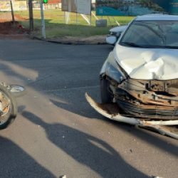 Acidente é registrado no Jardim Cristal em Cascavel