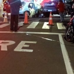 Acidente gravíssimo deixa vítima encarcerada no centro de Campo Mourão