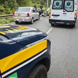 Acidente na BR-376 deixa pistas interditadas no litoral