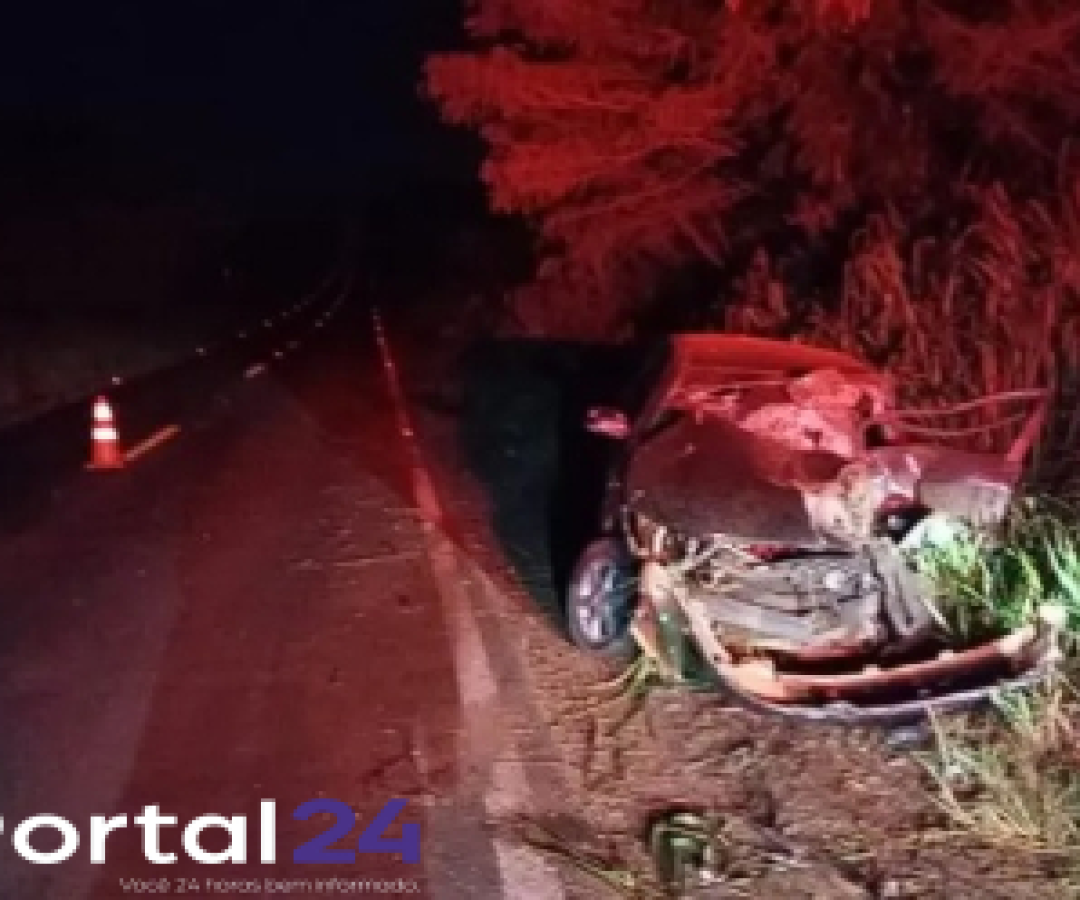 Acidente na PR-496 deixa dois homens em estado grave em Terra Roxa