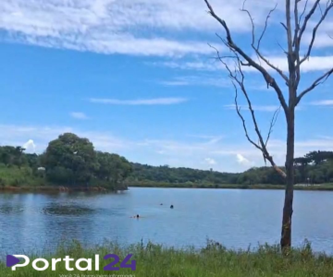 Corpo de Bombeiros realiza buscas por homem que desapareceu em represa de Apucarana