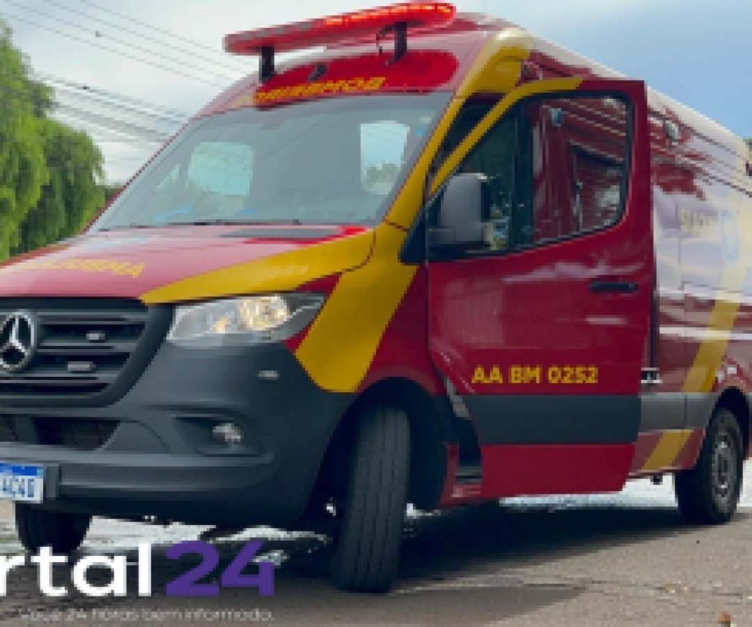 Adolescente de 15 anos fica ferida após acidente com moto elétrica em Cascavel