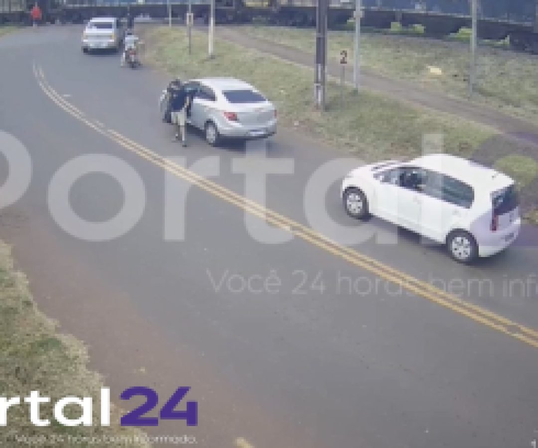 Trem atinge ambulância durante transferência de paciente em Jandaia do Sul