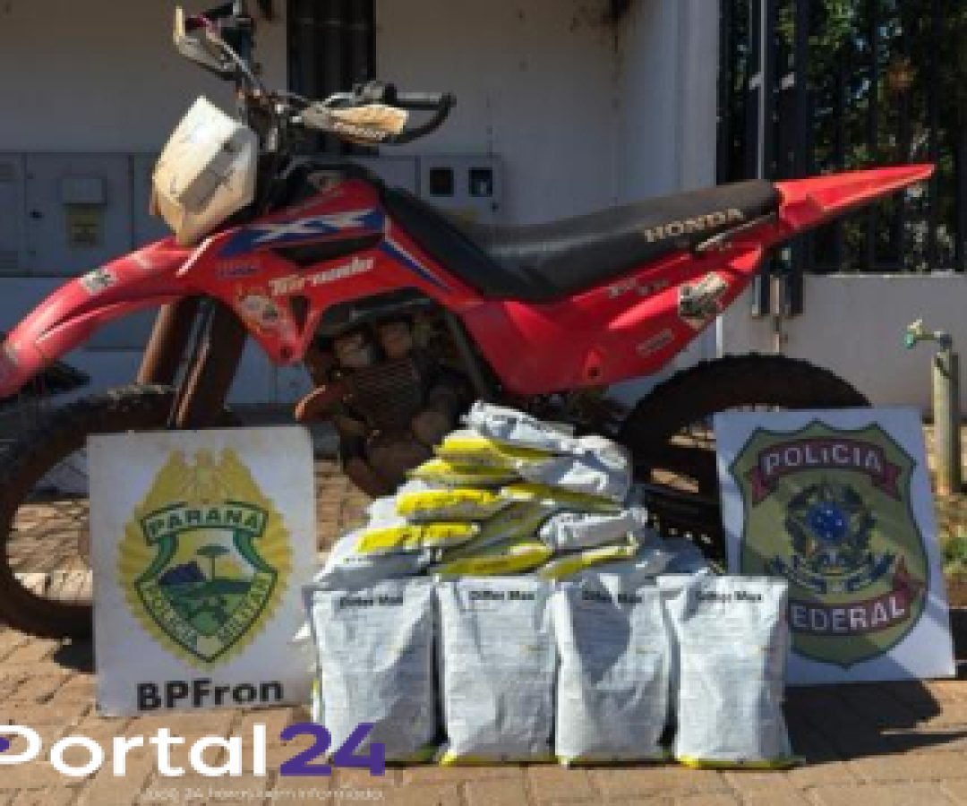 Apreensão de cigarros paraguaios e veículo é realizada por Polícia Federal e BPFRON em Guaíra