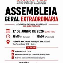 Assembleia extraordinária do Sismuvel convoca servidores para decisão sobre o futuro da categoria