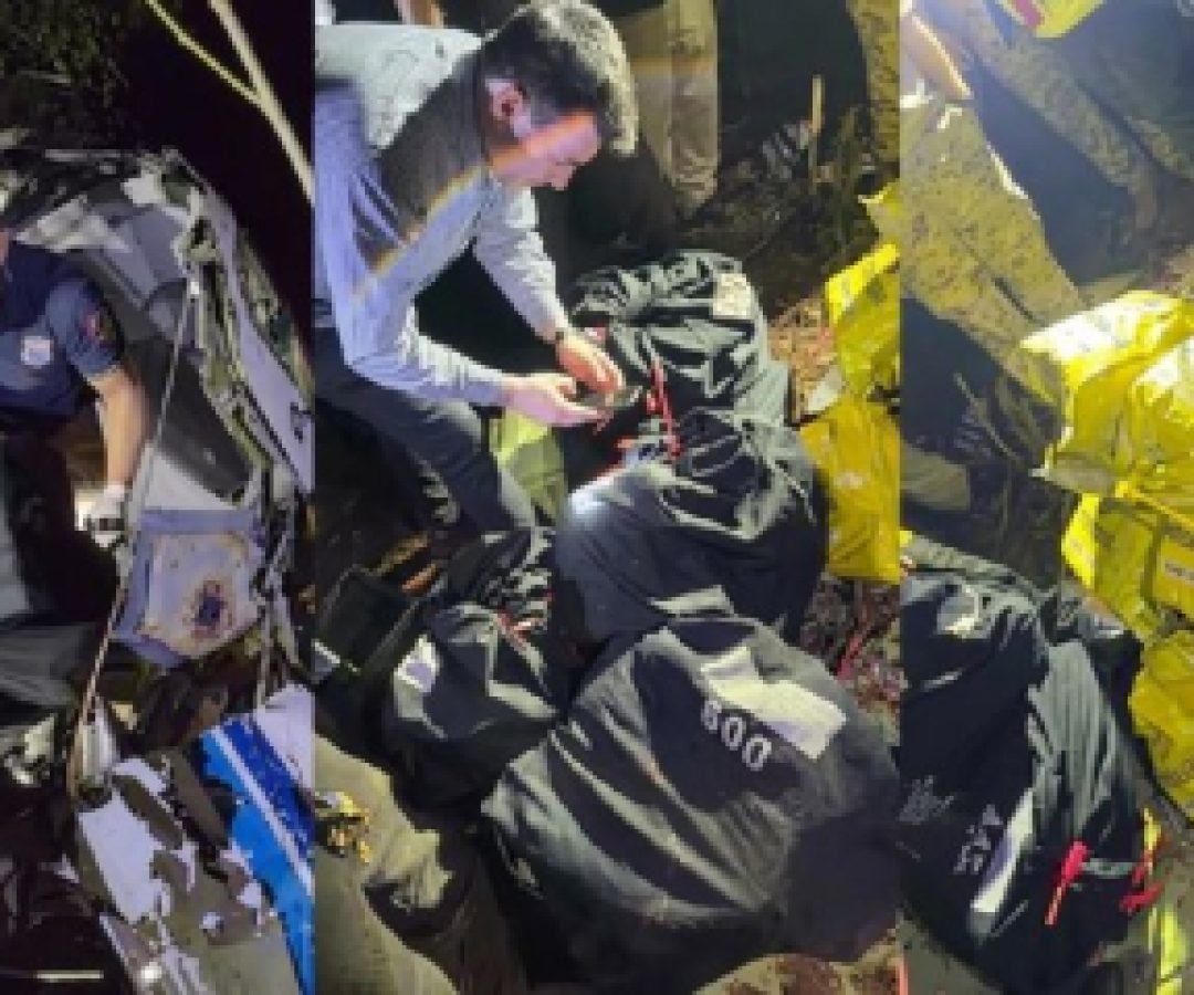 Avião a serviço da Prosegur cai próximo a Ciudad del Este e transportava 30 bolsas de dinheiro