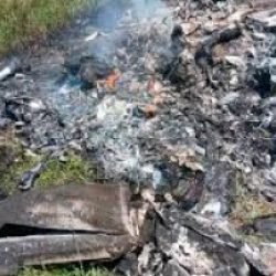 Avião de pequeno porte cai em Rio Claro (RJ) e deixa dois mortos