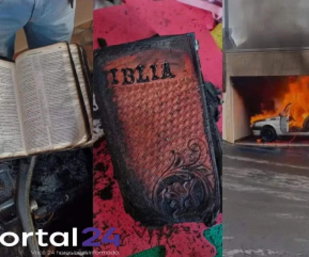 Bíblia encontrada intacta após incêndio em veículo chama atenção de moradores no Paraná