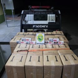 BPFron aprende contrabando em dois ônibus na PR-323
