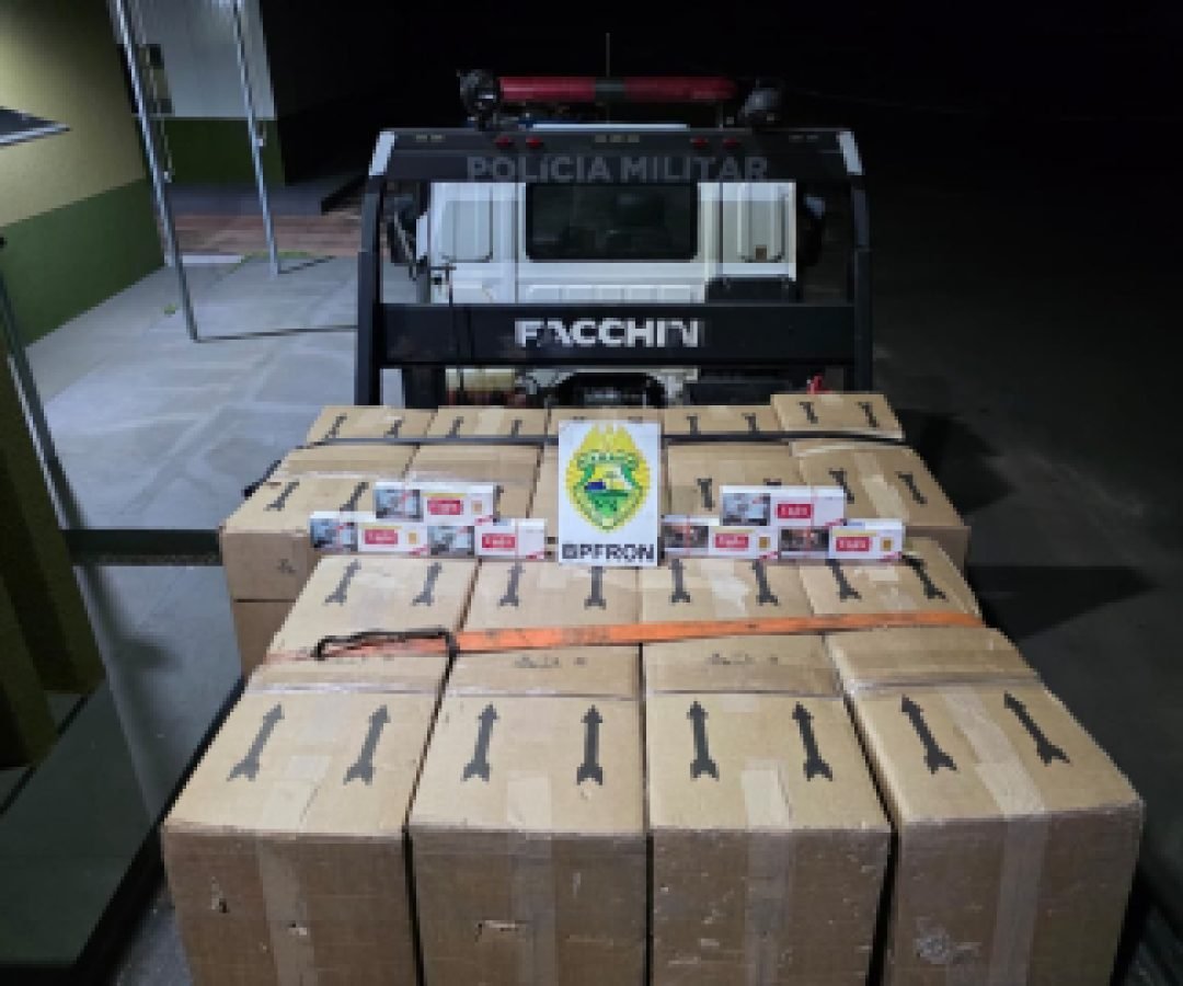 BPFron aprende contrabando em dois ônibus na PR-323
