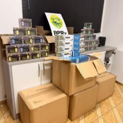 BPRv apreende cigarros e vapes contrabandeados na BR-369