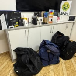 BPRv apreende grande quantidade de contrabando na BR-369