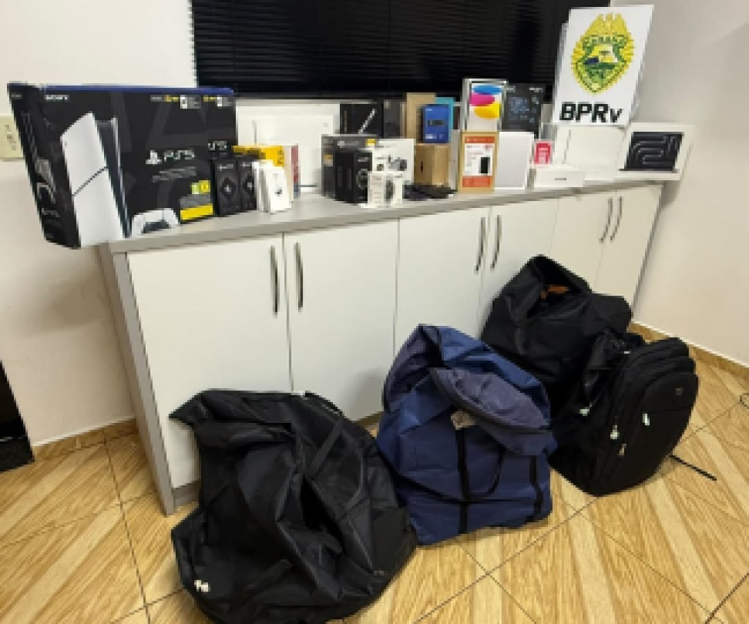 BPRv apreende grande quantidade de contrabando na BR-369