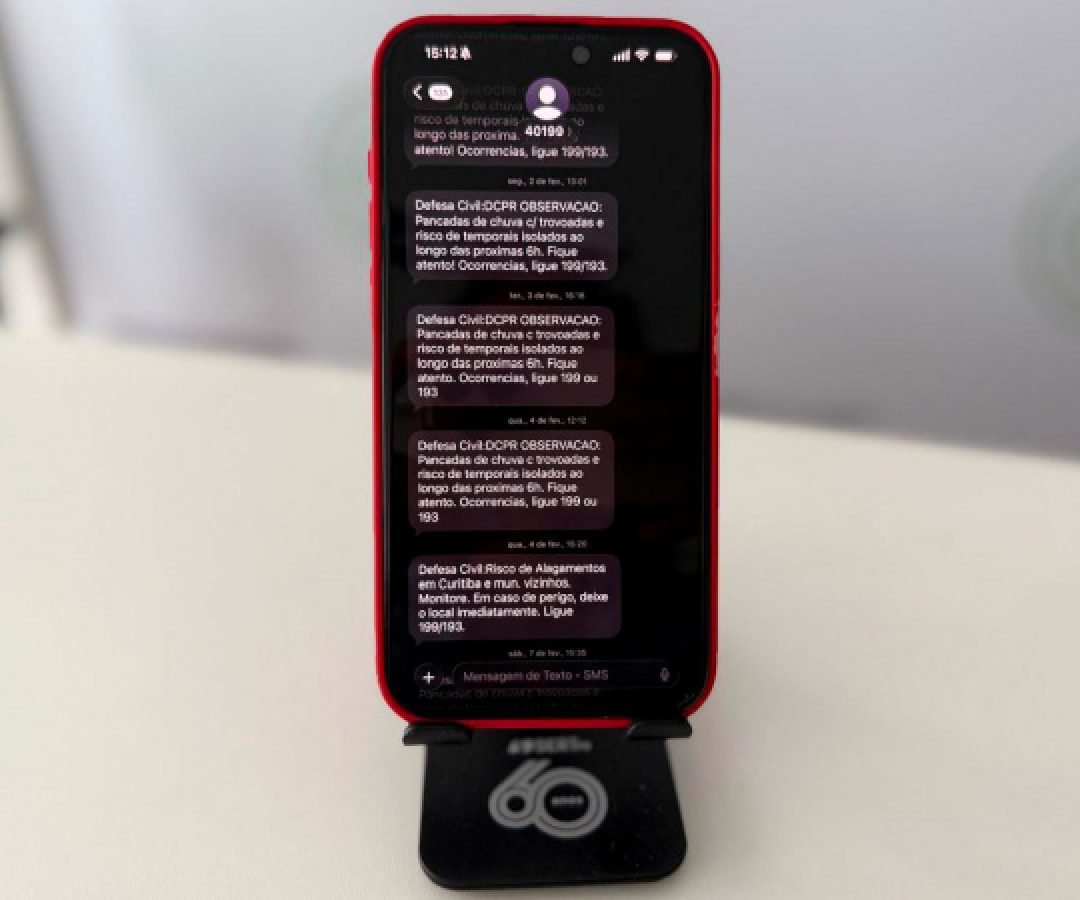 SMS e WhatsApp: veja como se cadastrar para receber os alertas da Defesa Civil Estadual