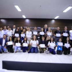 Câmara Jovem dá posse a estudantes do Ensino Médio para a 16ª Legislatura