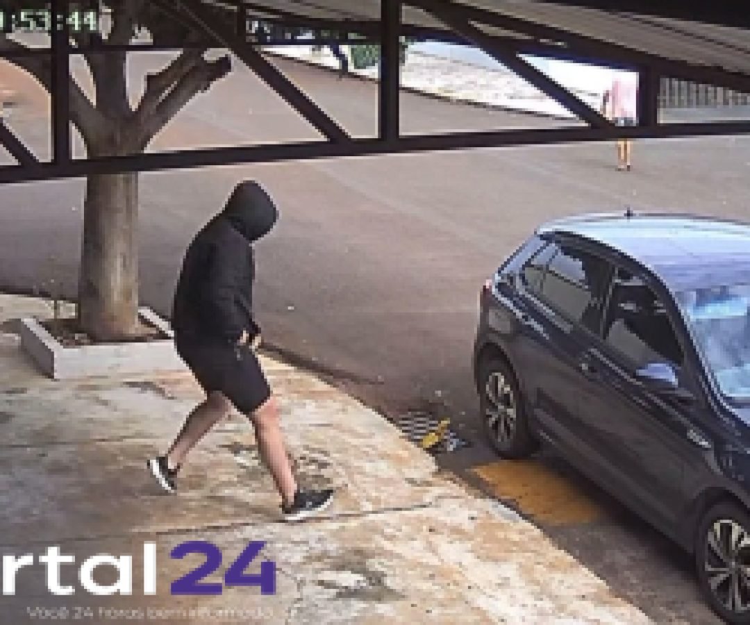 Câmera de segurança flagra fuga de suspeitos após latrocínio em Ubiratã