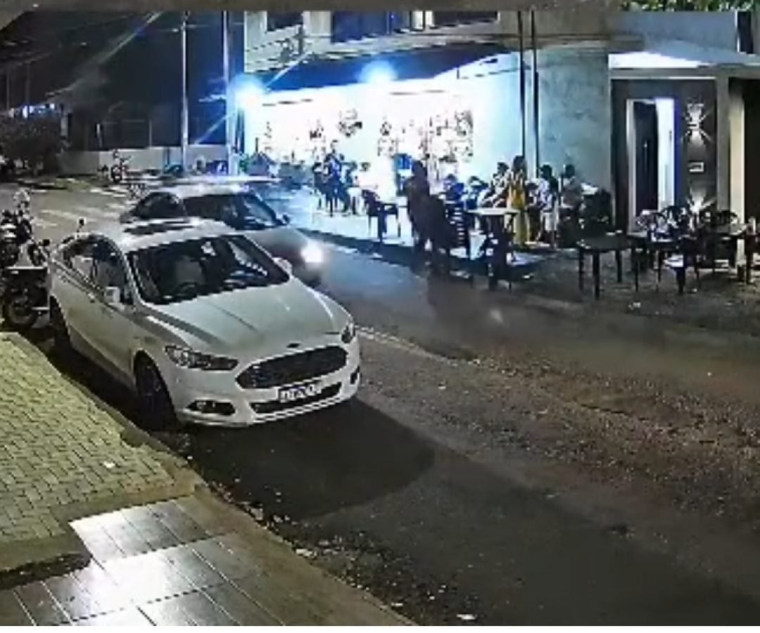 Câmera de segurança flagra momento de atropelamento que terminou com uma morte em Palotina