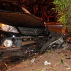 Câmera flagra acidente que terminou com morte de jovem em Peabiru