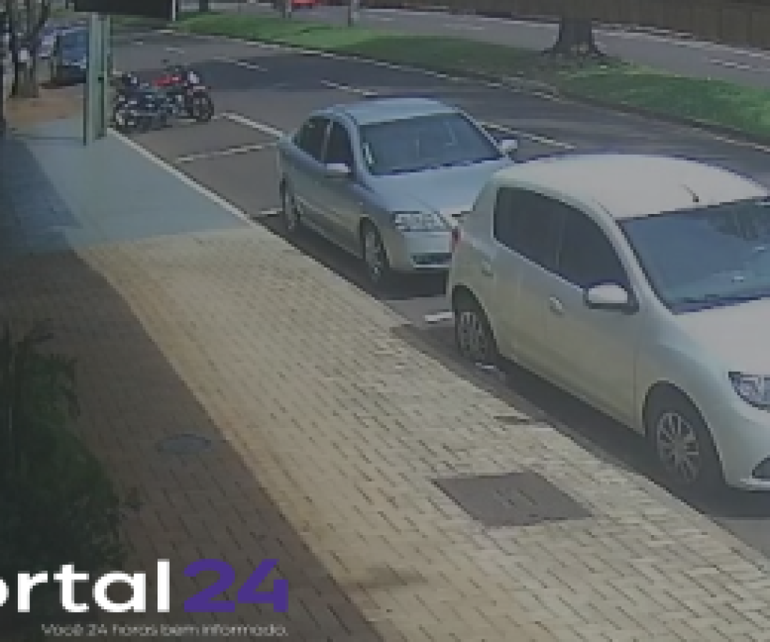 Câmera flagra CrossFox envolvido em ocorrência com arma de fogo circulando pela cidade