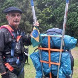 Francês que percorre Caminhos do Peabiru já acumula 50 dias na jornada