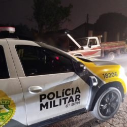Caminhonete furtada é recuperada pela Polícia Militar poucas horas após o crime em Cascavel