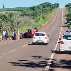 Capotamento é registrado em Campo Mourão