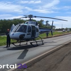 Capotamento na BR-376 entre Iguatemi e Maringá deixa dois trabalhadores feridos